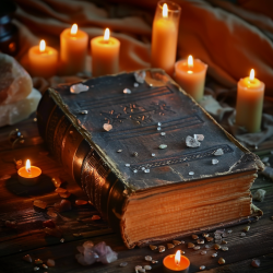 juanca0602_witchcraft_book_with_candles_around_125c994b-cf79-4719-a97f-7486463a55d3